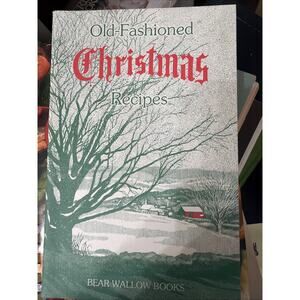 Old fashion Christmas recipe book cute vintage small beautiful antique